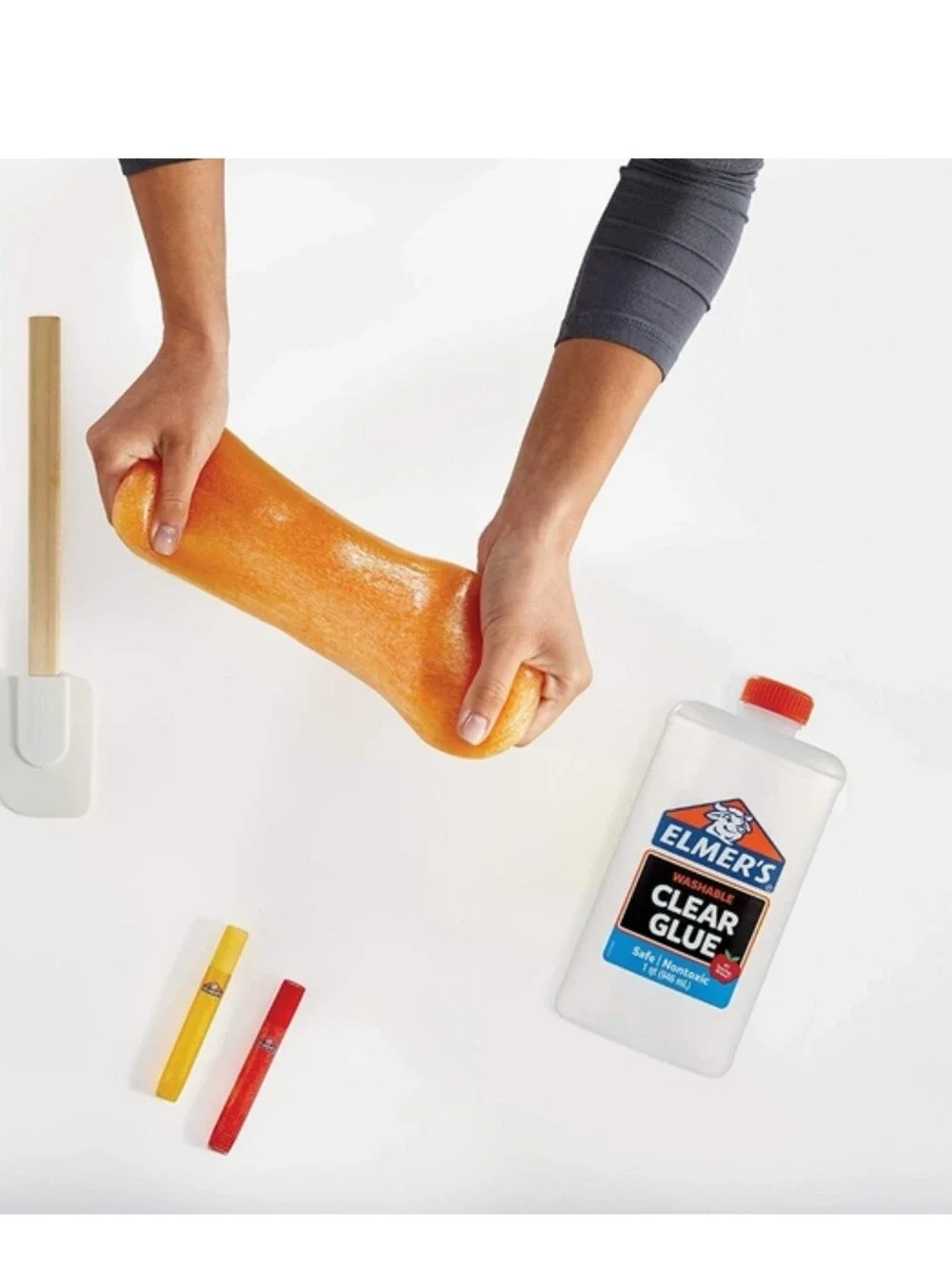 Elmer's Washable Clear Glue - Clear with Orange Cap